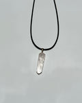 Clear Quartz Crystal Necklace