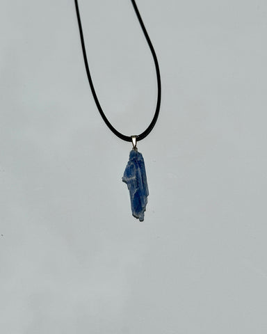 Blue Kyanite Crystal Necklace