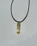 Golden Healer Crystal Necklace