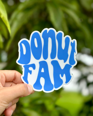 Donut Fam Summer Sticker