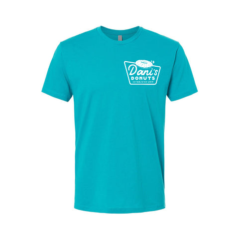 T-Shirt - Aqua Blue / Donut Fam